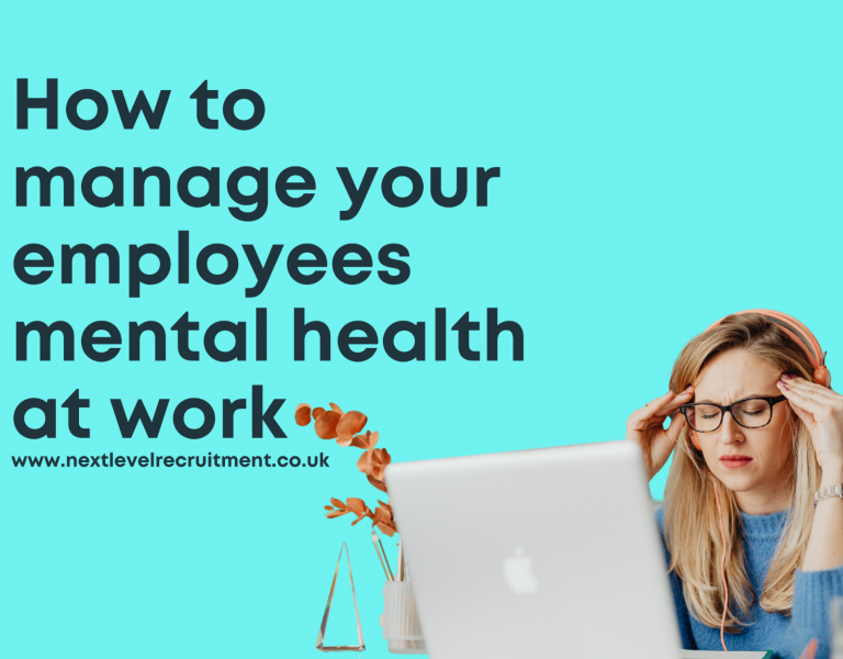 How to manage your employees mental health at work